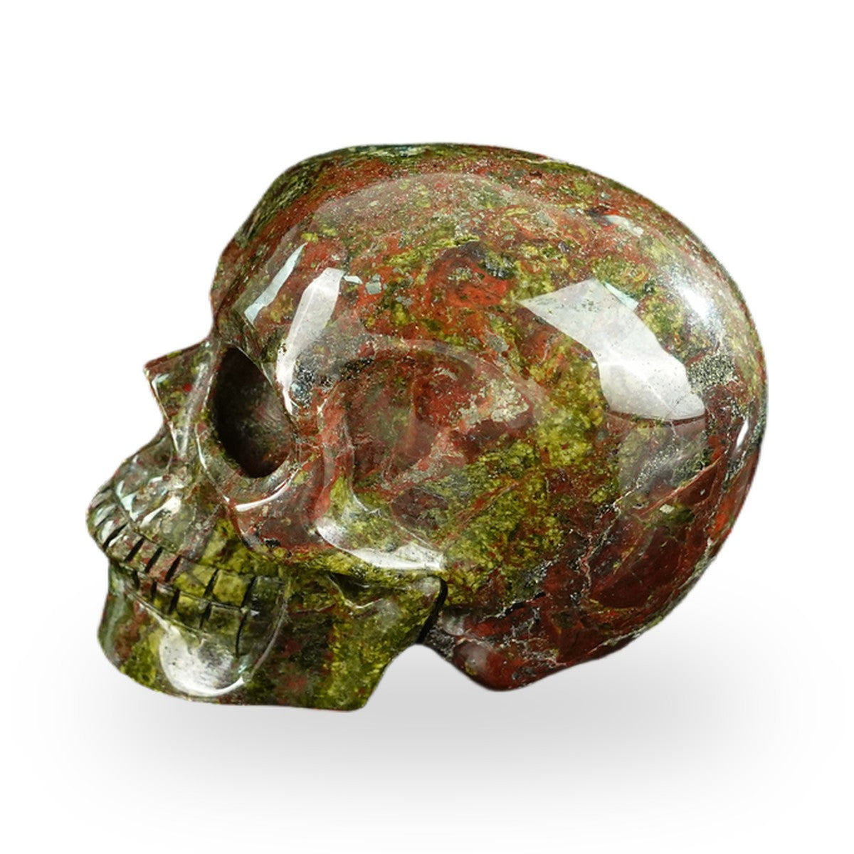Dragon Blood Jasper crystal skull 2.2" SKH20DB02 photo 6