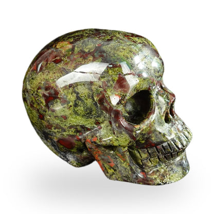 Dragon Blood Jasper crystal skull 2.2" SKH20DB03 photo 4