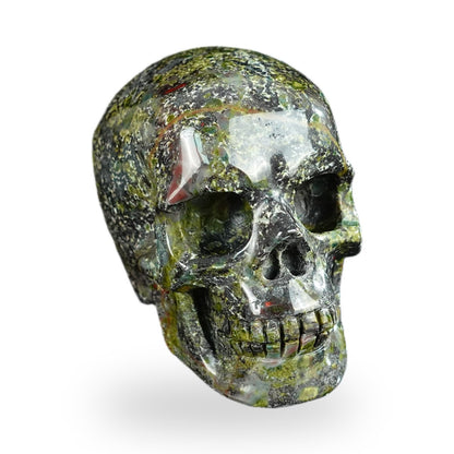 Dragon Blood Jasper crystal skull 2.2" SKH20DB04 photo 2