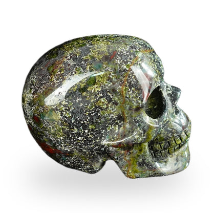 Dragon Blood Jasper crystal skull 2.2" SKH20DB04 photo 5