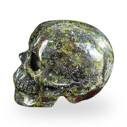 Dragon Blood Jasper crystal skull 2.2" SKH20DB04 photo 6