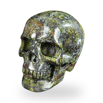 Dragon Blood Jasper crystal skull 2.2" SKH20DB04 photo 8