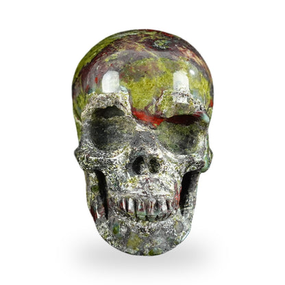 Dragon Blood Jasper crystal skull 2.2" SKH20DB06 photo 1