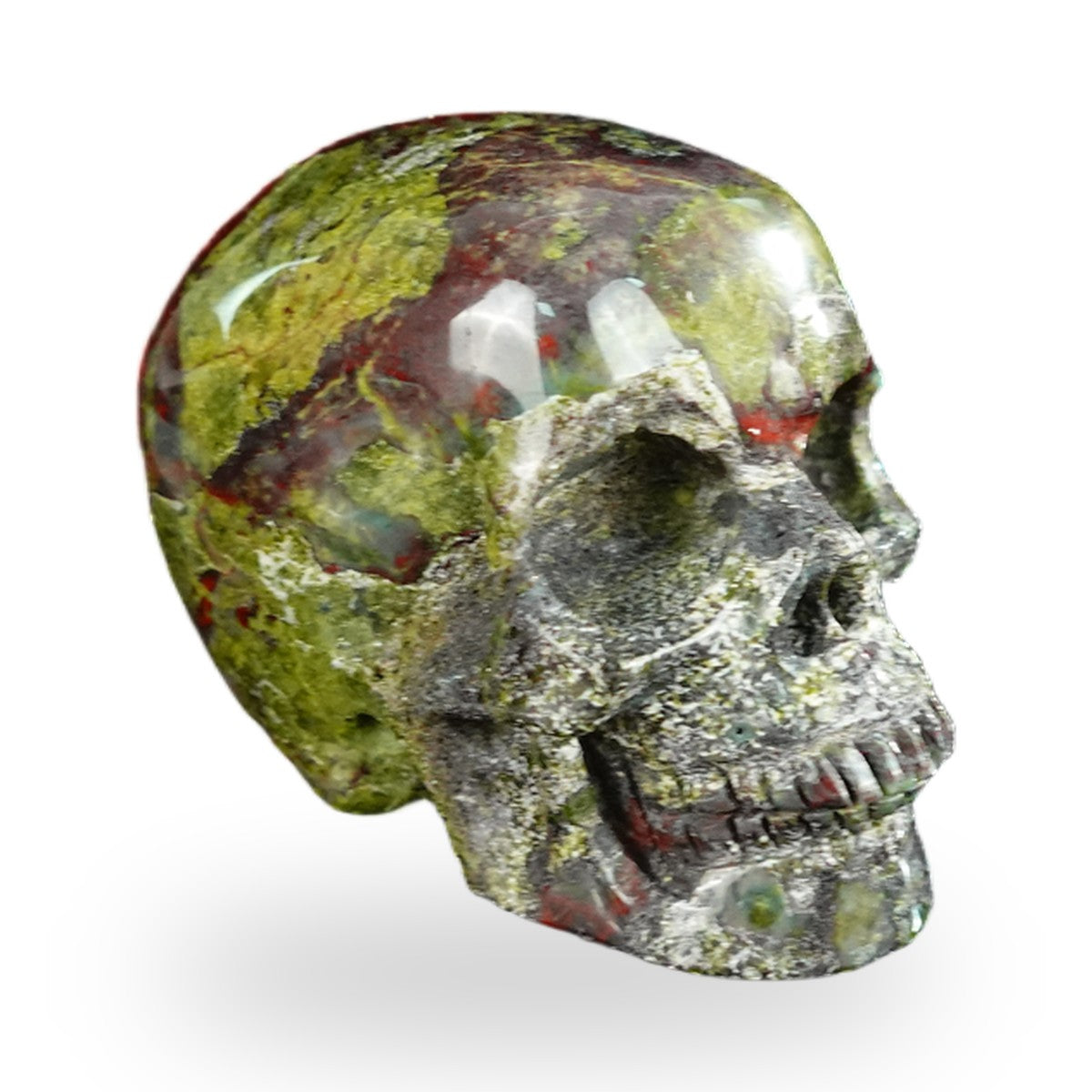 Dragon Blood Jasper crystal skull 2.2" SKH20DB06 photo 3
