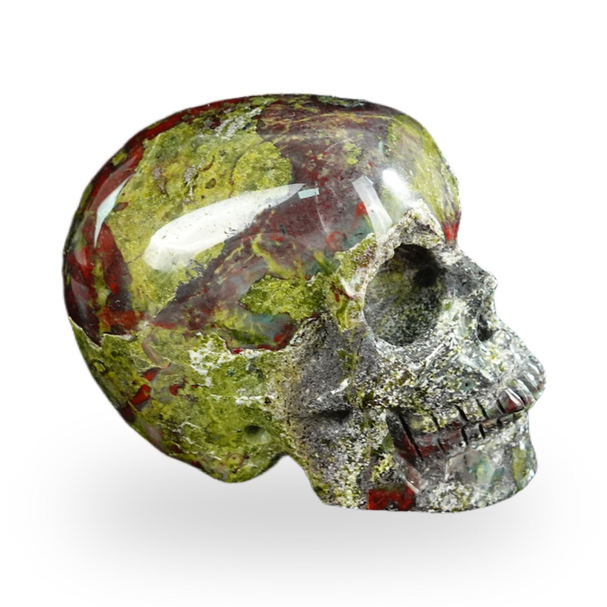Dragon Blood Jasper crystal skull 2.2" SKH20DB06 photo 4
