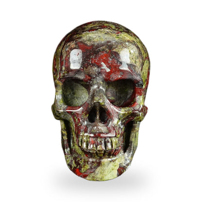 Dragon Blood Jasper crystal skull 2.2" SKH20DB07 photo 1