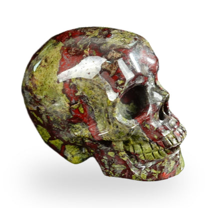 Dragon Blood Jasper crystal skull 2.2" SKH20DB07 photo 4