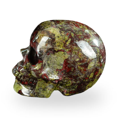 Dragon Blood Jasper crystal skull 2.2" SKH20DB07 photo 6