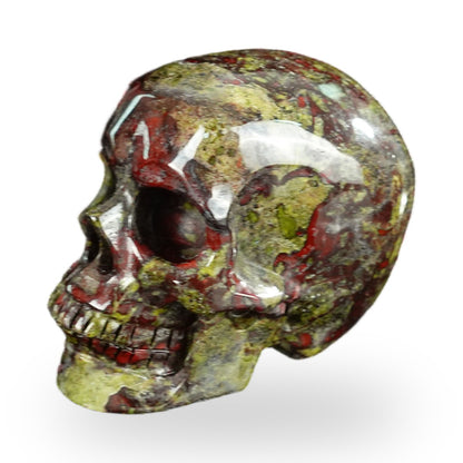 Dragon Blood Jasper crystal skull 2.2" SKH20DB07 photo 7