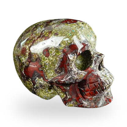 Dragon Blood Jasper crystal skull 2.2" SKH20DB08 photo 4