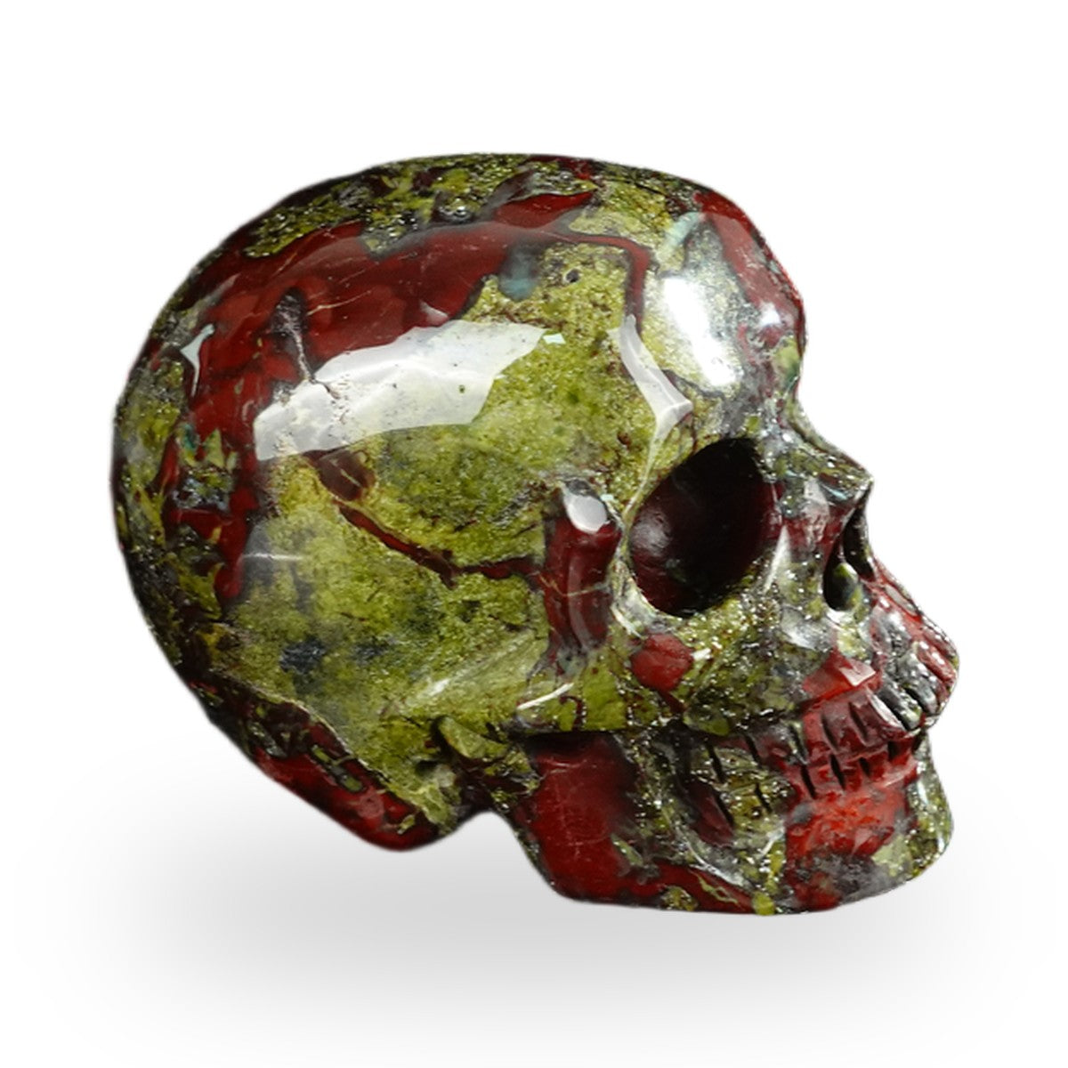 Dragon Blood Jasper crystal skull 2.2" SKH20DB09 photo 4