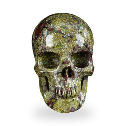 Dragon Blood Jasper crystal skull 2.2" SKH20DB10 photo 1
