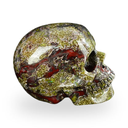 Dragon Blood Jasper crystal skull 2.2" SKH20DB11 photo 5