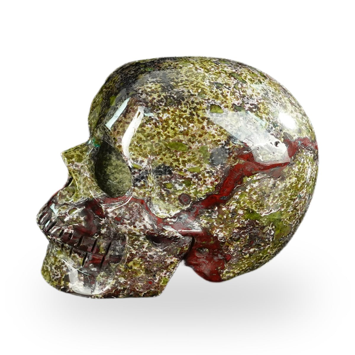 Dragon Blood Jasper crystal skull 2.2" SKH20DB11 photo 6