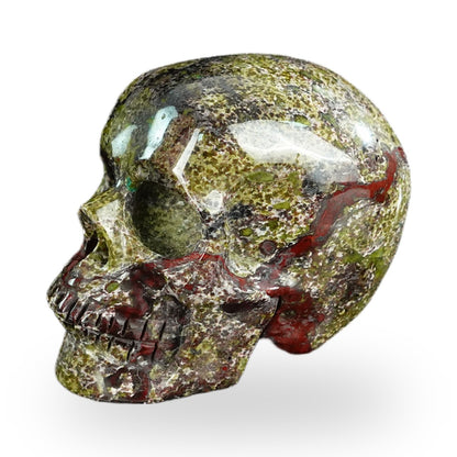 Dragon Blood Jasper crystal skull 2.2" SKH20DB11 photo 7