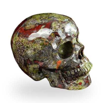 Dragon Blood Jasper crystal skull 2.2" SKH20DB12 photo 5