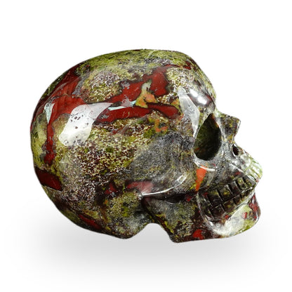 Dragon Blood Jasper crystal skull 2.2" SKH20DB12 photo 6