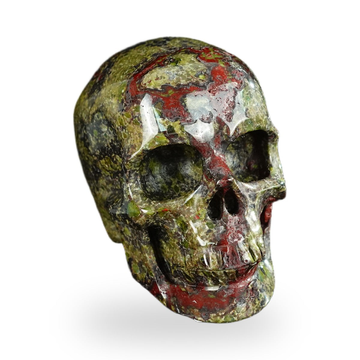 Dragon Blood Jasper crystal skull 2.2" SKH20DB13 photo 2