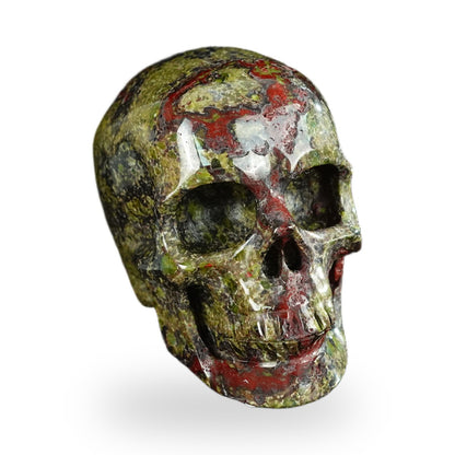 Dragon Blood Jasper crystal skull 2.2" SKH20DB13 photo 2