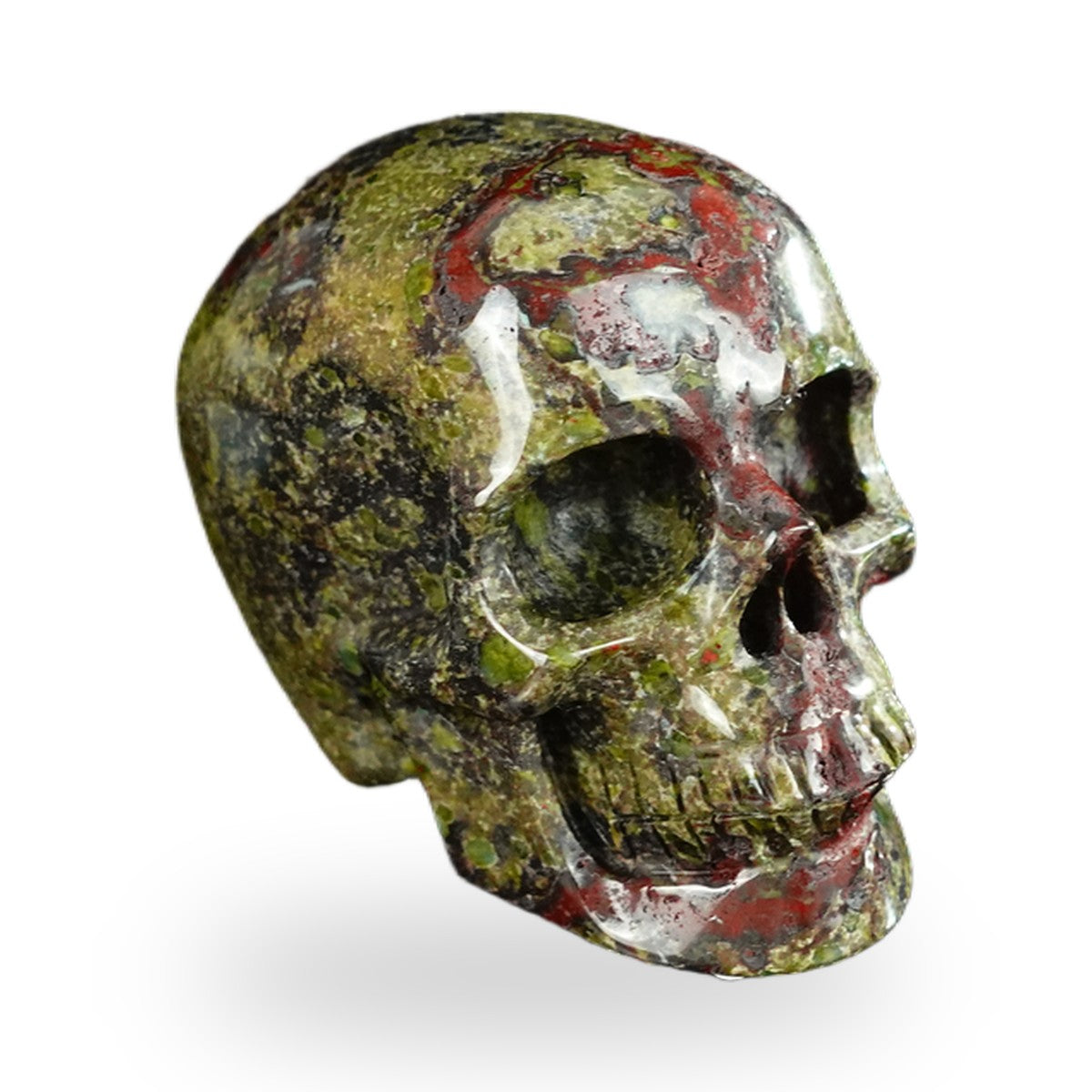 Dragon Blood Jasper crystal skull 2.2" SKH20DB13 photo 3