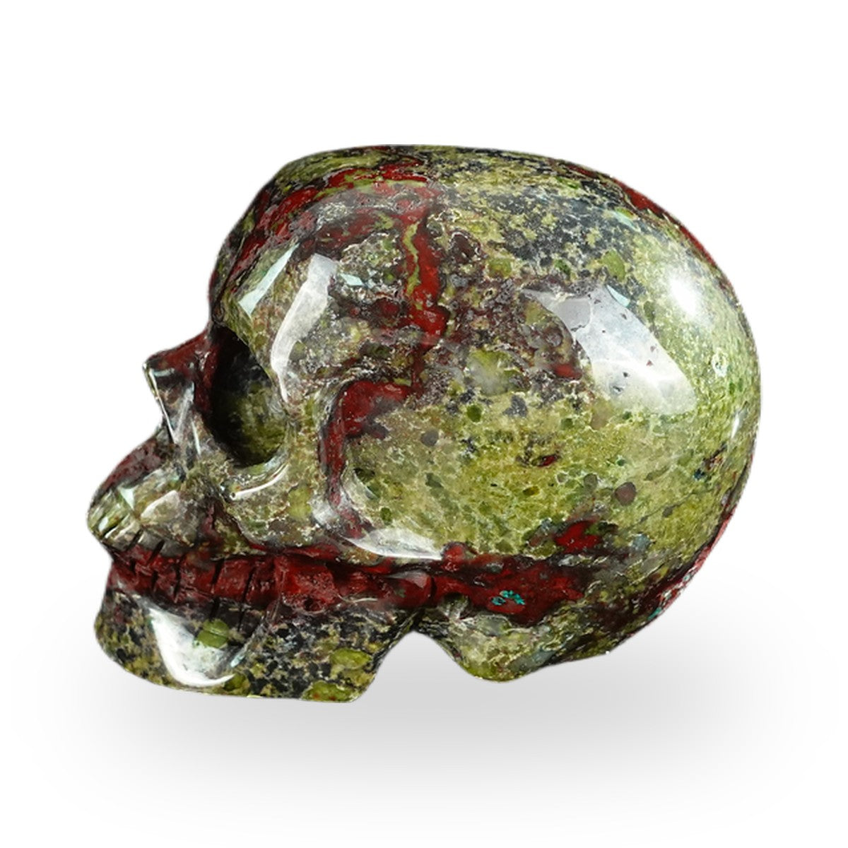 Dragon Blood Jasper crystal skull 2.2" SKH20DB13 photo 6