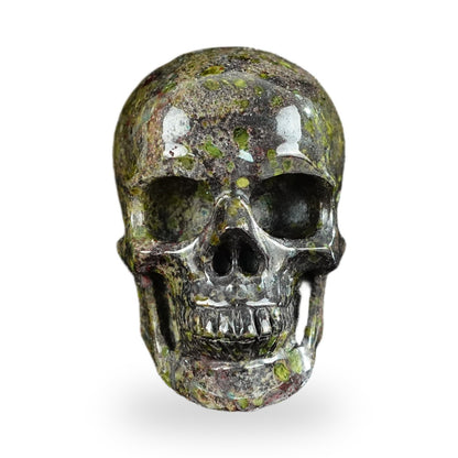 Dragon Blood Jasper crystal skull 2.2" SKH20DB14 photo 1