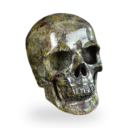 Dragon Blood Jasper crystal skull 2.2" SKH20DB14 photo 2