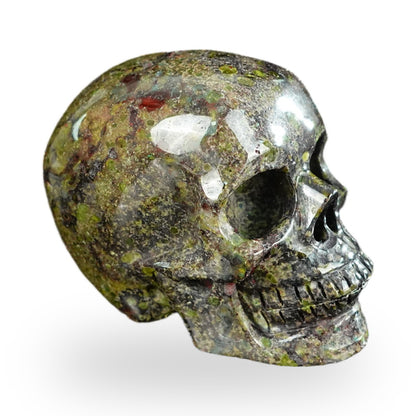 Dragon Blood Jasper crystal skull 2.2" SKH20DB14 photo 4