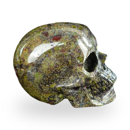 Dragon Blood Jasper crystal skull 2.2" SKH20DB14 photo 5