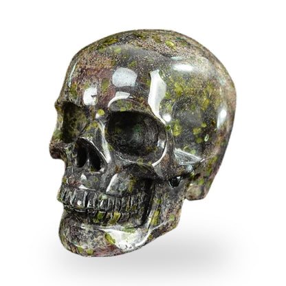 Dragon Blood Jasper crystal skull 2.2" SKH20DB14 photo 8