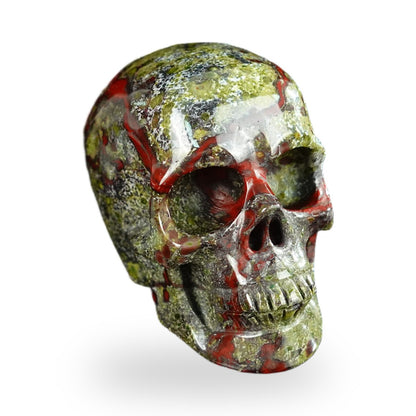 Dragon Blood Jasper crystal skull 2.2" SKH20DB15 photo 2