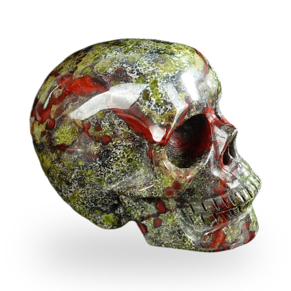 Dragon Blood Jasper crystal skull 2.2" SKH20DB15 photo 4