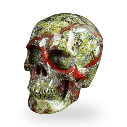 Dragon Blood Jasper crystal skull 2.2" SKH20DB15 photo 8