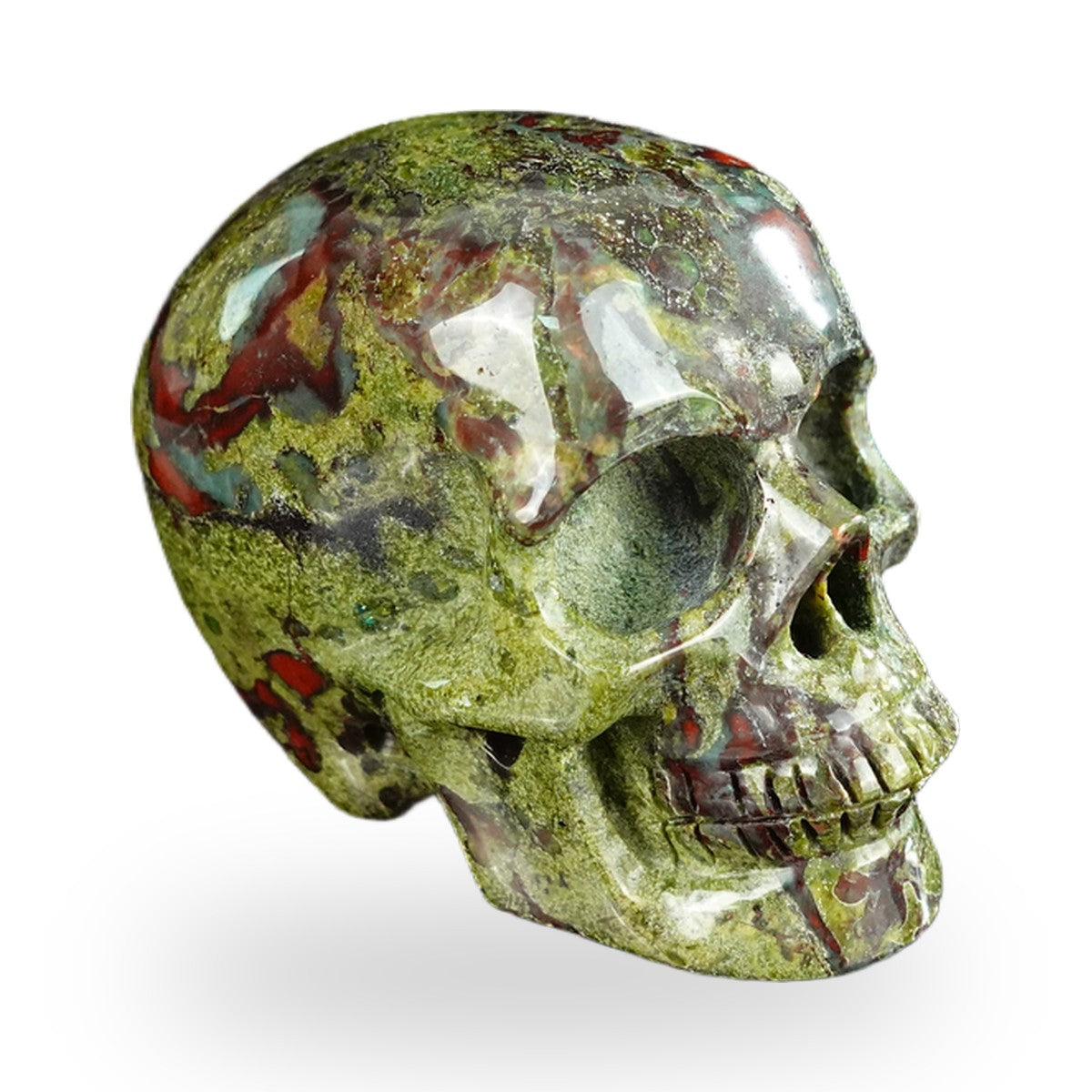 Dragon Blood Jasper crystal skull 2.2" SKH20DB16 photo 3