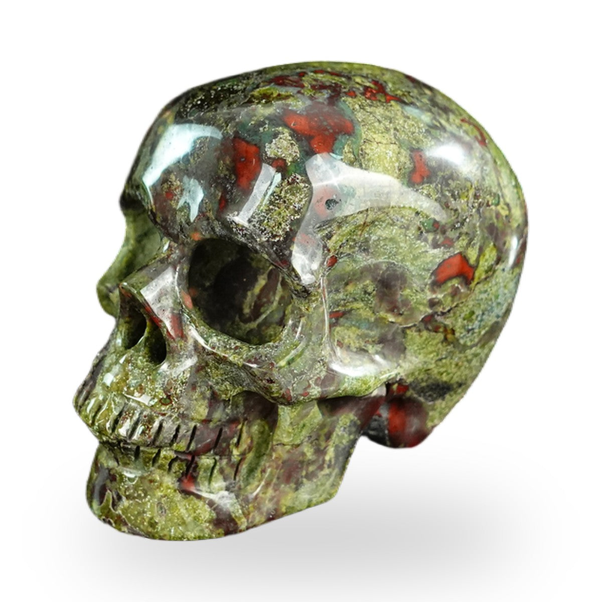 Dragon Blood Jasper crystal skull 2.2" SKH20DB16 photo 6