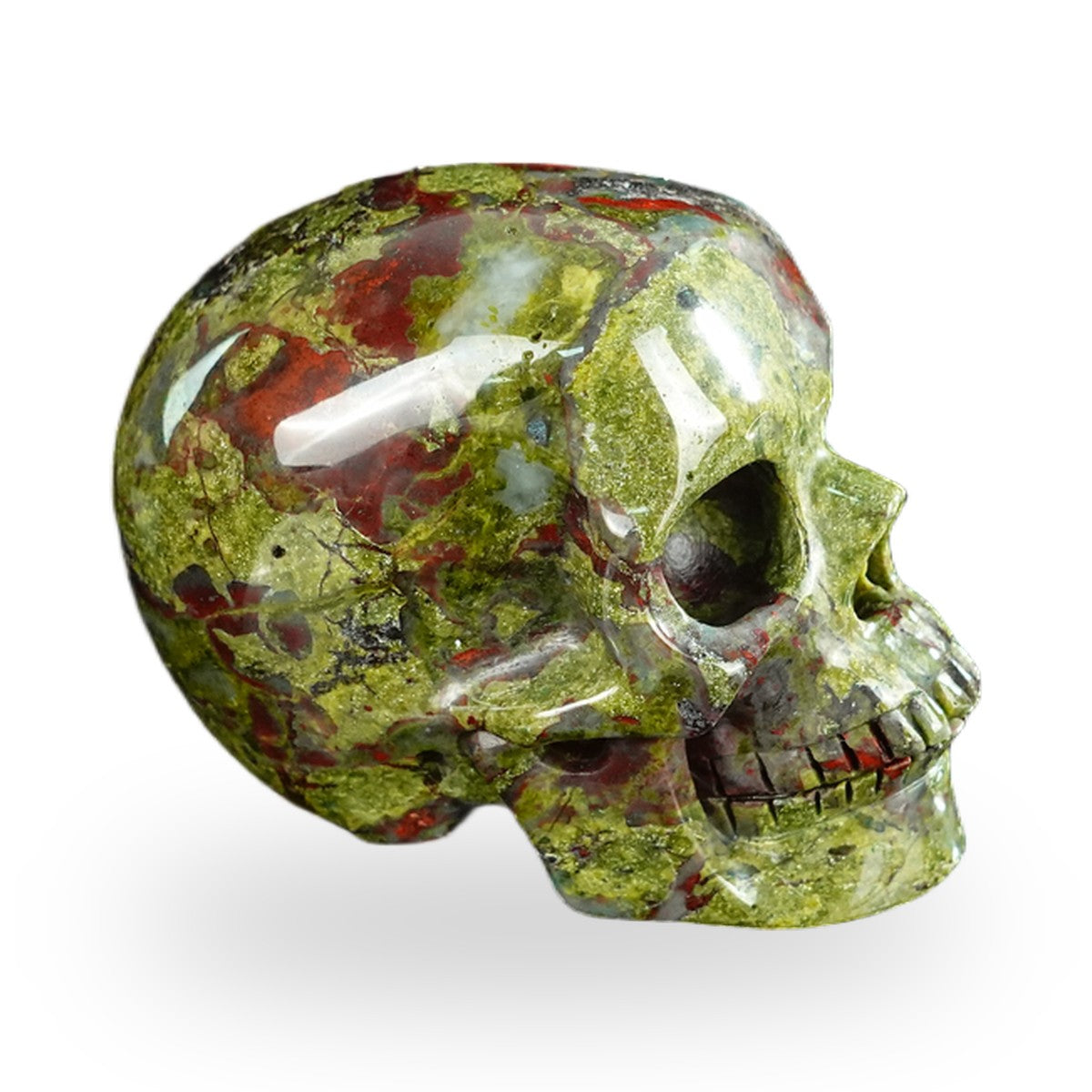 Dragon Blood Jasper crystal skull 2.2" SKH20DB17 photo 4