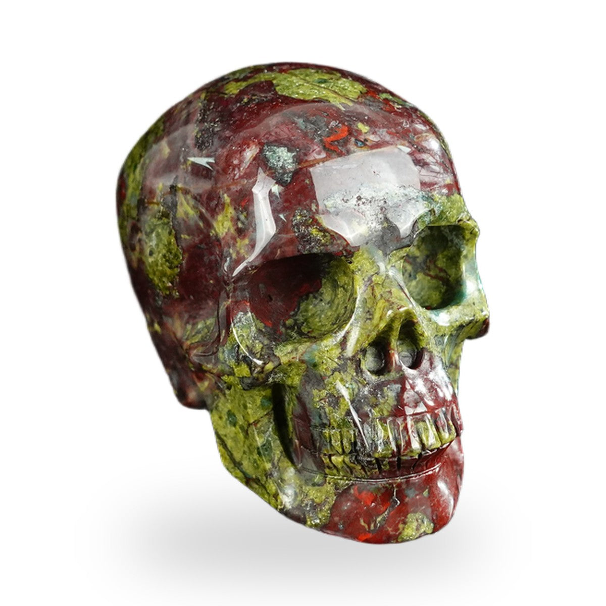 Dragon Blood Jasper crystal skull 2.2" SKH20DB18 photo 2