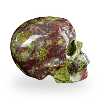 Dragon Blood Jasper crystal skull 2.2" SKH20DB18 photo 4