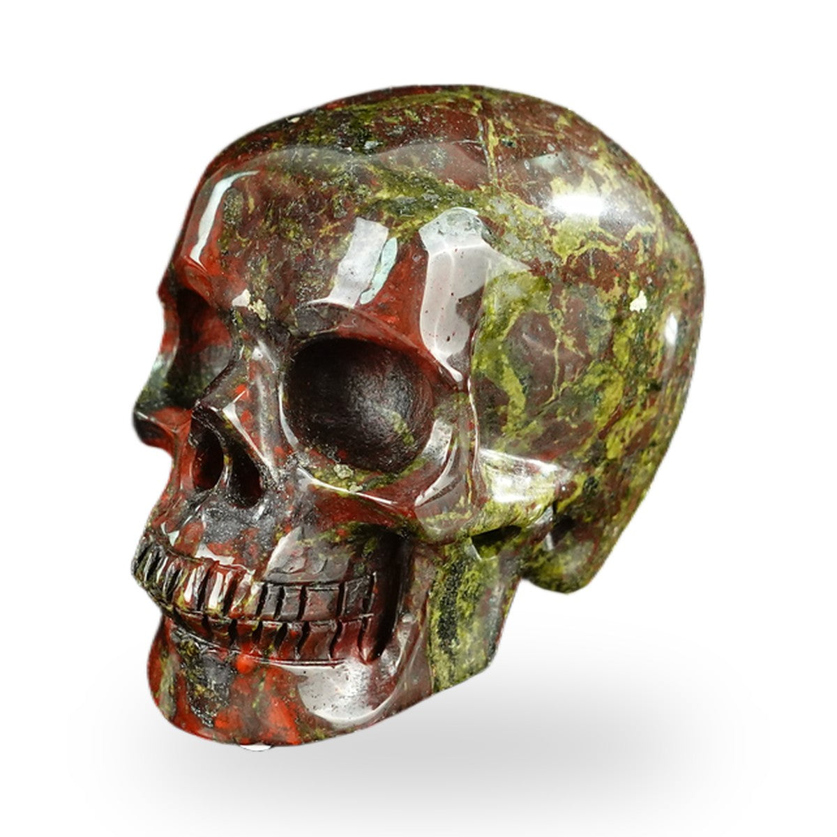 Dragon Blood Jasper crystal skull 2.2" SKH20DB20 photo 2