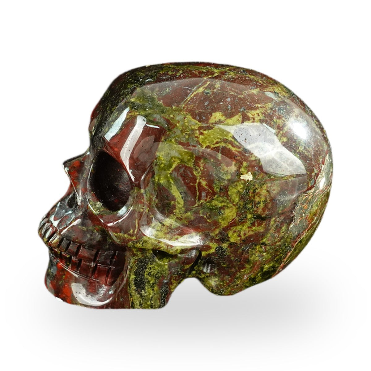 Dragon Blood Jasper crystal skull 2.2" SKH20DB20 photo 6