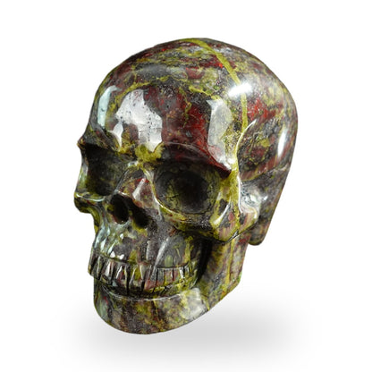 Dragon Blood Jasper crystal skull 3" SKH30DB02 photo 2