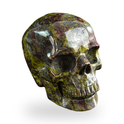 Dragon Blood Jasper crystal skull 3" SKH30DB02 photo 3