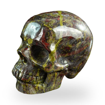 Dragon Blood Jasper crystal skull 3" SKH30DB02 photo 8