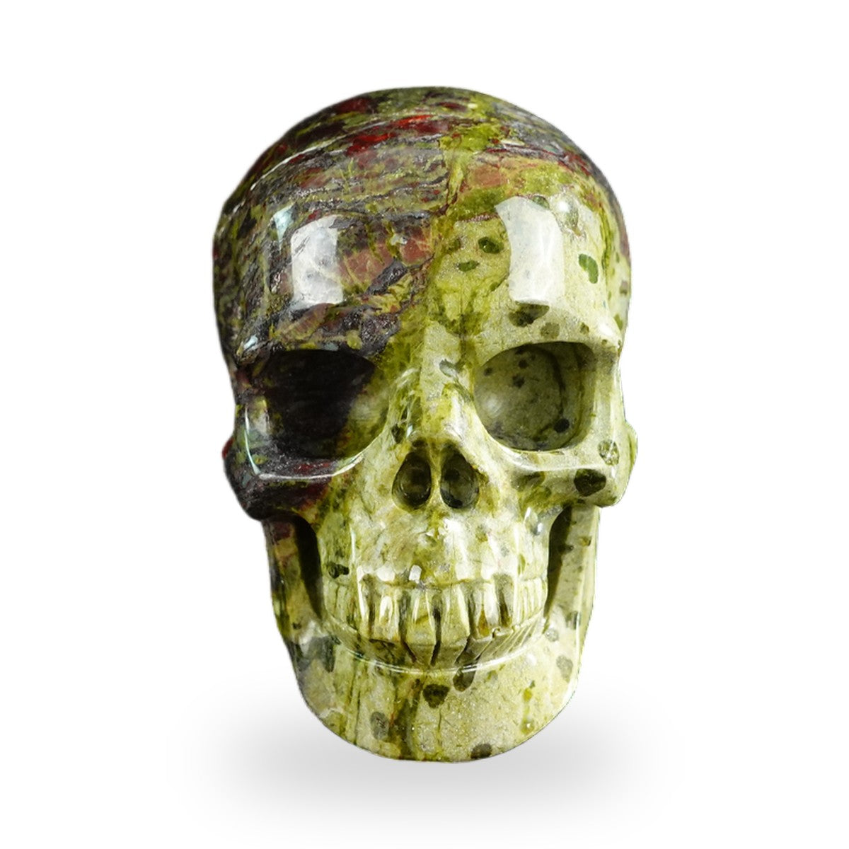 Dragon Blood Jasper crystal skull 3" SKH30DB03 photo 1
