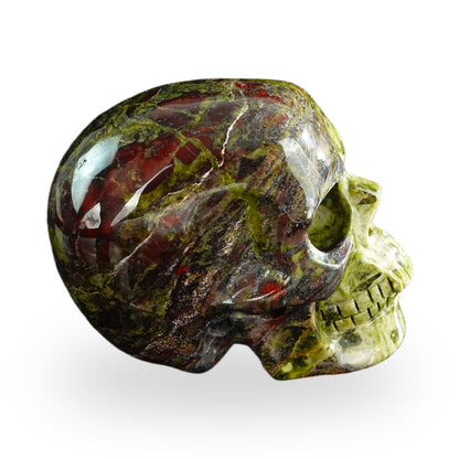 Dragon Blood Jasper crystal skull 3" SKH30DB03 photo 4