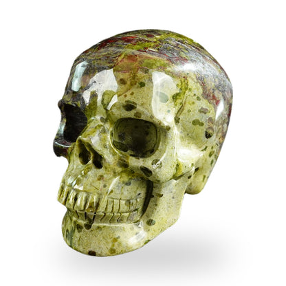 Dragon Blood Jasper crystal skull 3" SKH30DB03 photo 7