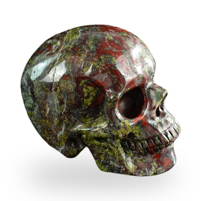 Dragon Blood Jasper crystal skull 3" SKH30DB04 photo 4