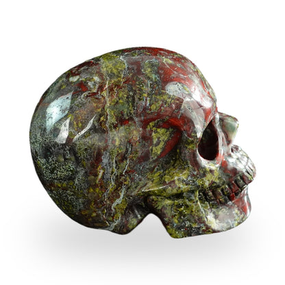 Dragon Blood Jasper crystal skull 3" SKH30DB04 photo 5