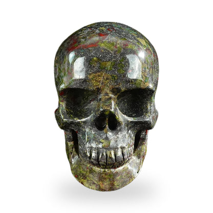 Dragon Blood Jasper crystal skull 3" SKH30DB05 photo 1