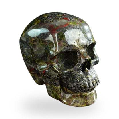 Dragon Blood Jasper crystal skull 3" SKH30DB05 photo 3